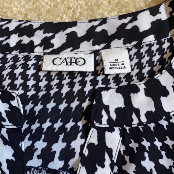 Houndstooth Cato Lightweight Top - Picture 3 of 4